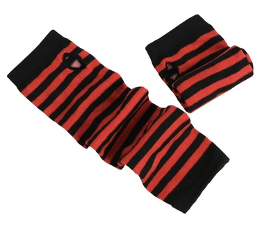 Гетры на руки Home Socks Нарукавники Красно-черные