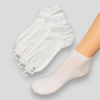 Шкарпетки жіночі бамбукові білі Золото 36-41 набір 10 пар (Y219-2)
