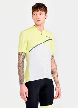 Велоджерси мужское CRAFT Core Endurance Logo Jersey 1910528-541914 White/Yeze M