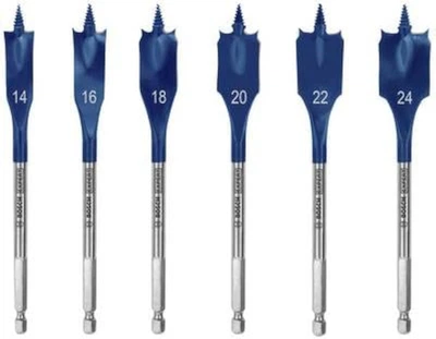 Набор перовых сверл Bosch Expert Self Cut Speed ​​14, 16, 18, 20, 22, 24 мм, 6 шт (2608900332)