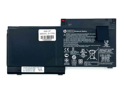 Батарея для ноутбука HP SB03XL EliteBook 820 G3 725 G3 Series 11.4V , 31Wh 2700mAh Аккумулятор износ 6-10%, АКБ (1000331) Б/У