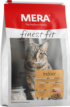 Сухий корм для котів Mera Finest Fit Indoor зі свіжим м'ясом птиці та лісовими ягодами 1.5 кг (4025877337284)