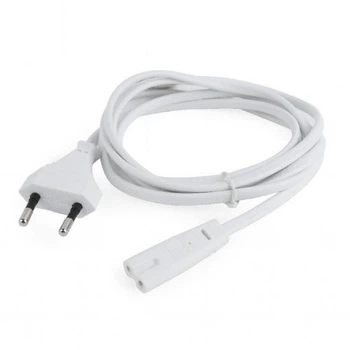 Кабель Cablexpert PC-184/2-W, CEE7/16-C7, 1.8m 2*0.5mm. (Кабель питания)