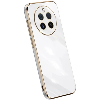 Чехол накладка Silicone Adds 6D для Realme 12 Plus / 12 4G white