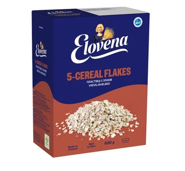 Пластівці 5 злаків Elovena 600 г