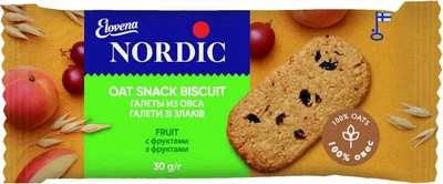 Галета из овса с фруктами Nordic 30 г