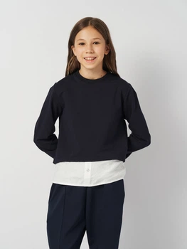 Дитячий світшот для дівчинки Smile Time Jacket SX26-30-7-2 122 см Синій (st_2000000189482)