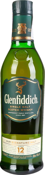 Віскі Glenfiddich 12 років витримки 0.5 л 40% (5010327326108_C)