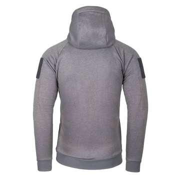 Худі з блискавкою Helikon-Тех Urban Tactical Hoodie сірий меланж розмір L