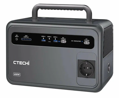 Портативна зарядна станція CTECHi GT600 Portable Power Station 600W 384Wh