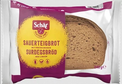 Хліб без глютену на заквасці "Surdegsbrod" Dr. Schar 240 г