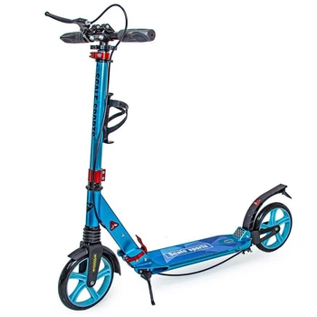Самокат двухколесный Scale Sports SS-10 Тиффани Металлик Ручной тормоз