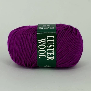 Пряжа шерстяная Vita Luster Wool 50 3372 фиолет