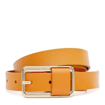 Жіночий ремінь шкіряний Borsa Leather CV18011y-yellow 4705071