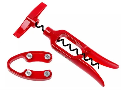 Штопор з різаком для фольги Le Creuset Wine Accessories 15,8 см Cerise (49800000600001)