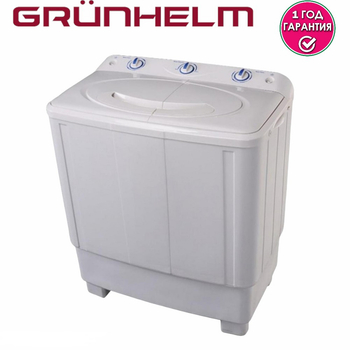 Стиральная машина полуавтомат GRUNHELM GWF-WS701W , Стиральная машина вертикальная