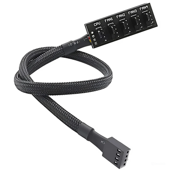 PWM хаб розгалужувач на 5 вентиляторів 3/4 pin