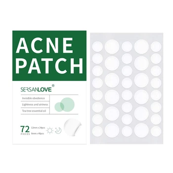 Патчи от прыщей Sersanlove ACNE PATCH (экстракт чайного дерева), 72 шт