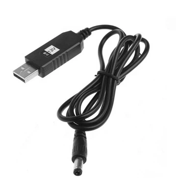 Кабель для роутера от повербанка з преобразователем на 12V, USB-DC 2.1x5.5mm