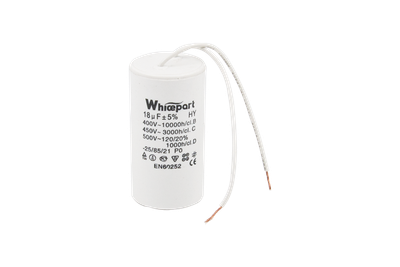 Конденсатор CBB60-K 18 мкФ, 450 В, Whicepart (провод)