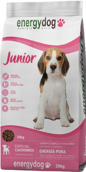 Sucha karma Energydog Junior Cachorro dla szczeniat i suk karmiacych 20 kg (0843600501033)