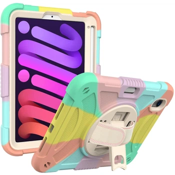 Чехол ARM Cover Apple iPad mini 7 (8.3" экран) противоударный с ремнём и подставкой 360° Colorful