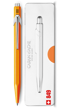 Ручка Caran d'Ache 849 Pop Line Fluo оранжевая + box 849.530 (7630002316781)