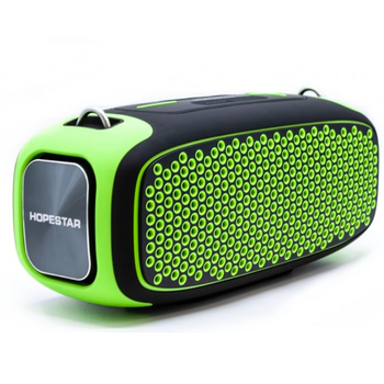 Портативна бездротова колонка Bluetooth Hopestar A30 55W Black Green (A30BG)