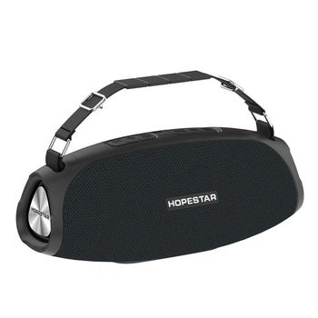 Бездротова Bluetooth Портативна колонка Hopestar H43 |BT5.0, 10 Вт, TWS, AUX/TF/USB, 3h, IPX6| Чорний