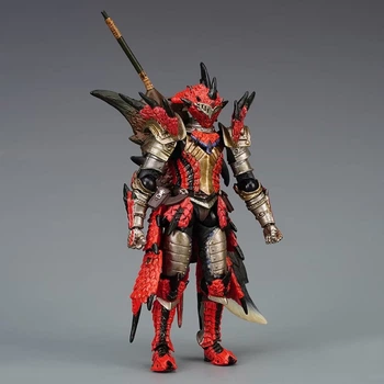 Рухлива фігурка Monster Hunter, Мисливець на чудовиська, Fire Dragon Armor, 17 см (MHW 0011)