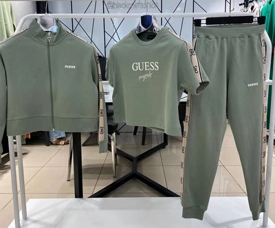 Костюм тройка детский Guess 128 см оливковый