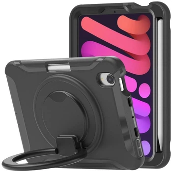 Чохол ARM Cover Apple iPad Mini 6 (8.3" екран) протиударний з кільцем підставкою Black