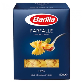 Паста из твердых сортов пшеницы Барилла Фарфалле - бабочки Barilla Farfalle n.265 500 г