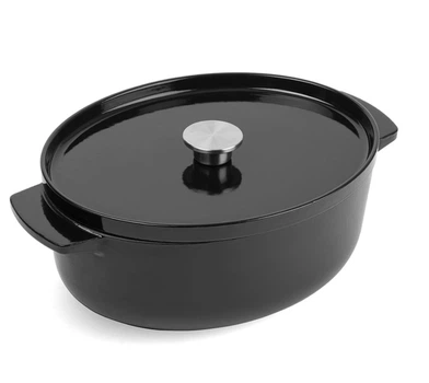Гусятниця з кришкою KitchenAid СС006064-001 30 см 5.6 л чорна
