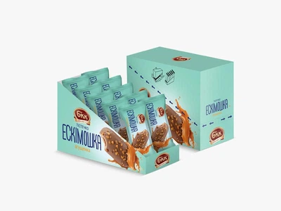 Тістечко БКК Ескімошка згущене молоко 350г 10шт (7328)