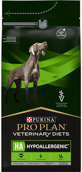 Sucha karma pełnoporcjowa dla szczeniąt i psów dorosłych Purina Pro Plan Veterinary Diets HA 1.3 kg (7613287777072)