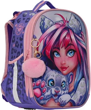 Ранец Class SchoolCase Mini Cute pet 35 х 27 х 16 см 2 отделения Фиолетовый (2406C) (8591662240603)