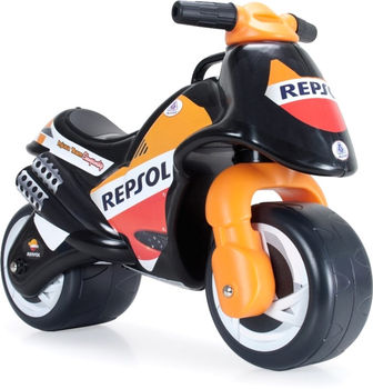 Мотоцикл-каталка Injusa Bike Repsol Чорно-оранжевий (8410964019017)