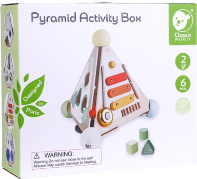 Piramida aktywnosci Classic World Activity Box 4 w 1 (6927049054723)