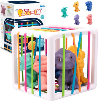 Zabawka-sorter edukacyjna Woopie Toy Plug-In Dinozaury (5904326944329)