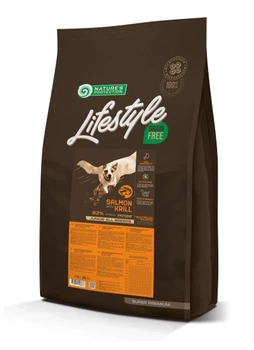 Сухий беззерновий корм Nature's Protection Lifestyle Grain Free Junior для цуценят з лососем крилем 10 кг