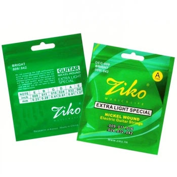 Струны Ziko DEG-009 Nickel 09-42 Extra Light