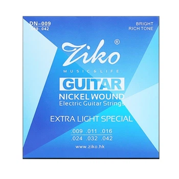 Струны Ziko DN-009 Nickel 09-42 Extra Light