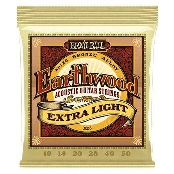 Струни Ernie Ball 2006 Earthwood 80/20 Bronze 10-50 Extra Light