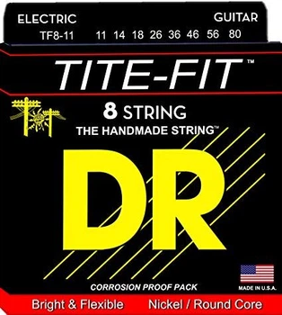 Струны DR TF8-11 Tite-Fit 11-80 - 8 string
