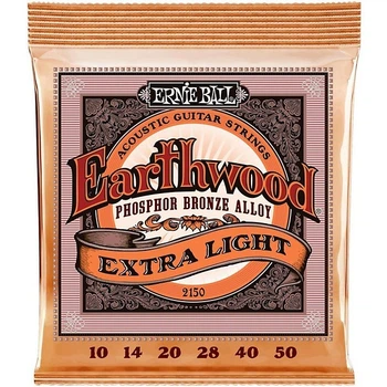 Струны Ernie Ball 2150 Earthwood Phosphor Bronze 10-50 Extra Light