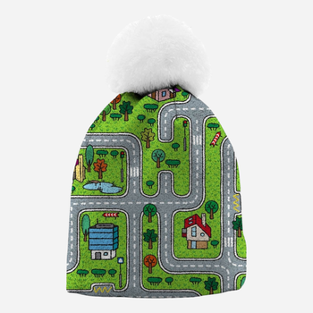 Czapka beany damska Mr. Gugu & Miss Go City Carpet WB21WH 4XL Zielona (5903845386528)