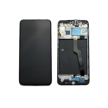 Екран (LCD Дисплей) Samsung A105 Black А10 2019, з рамкою (версія ревізії: REV 0.5)