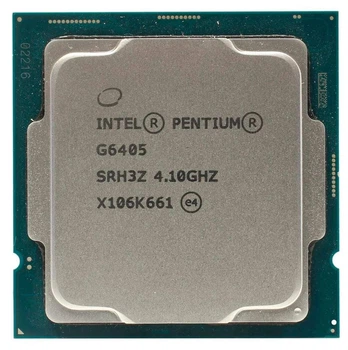 Процесор Intel Pentium G6405 (CM8070104291811) (Socket 1200, 4T, 4.1 ГГц, Tray)