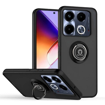 Чехол - накладка TPU Color Matte Ring для Infinix Note 40 black